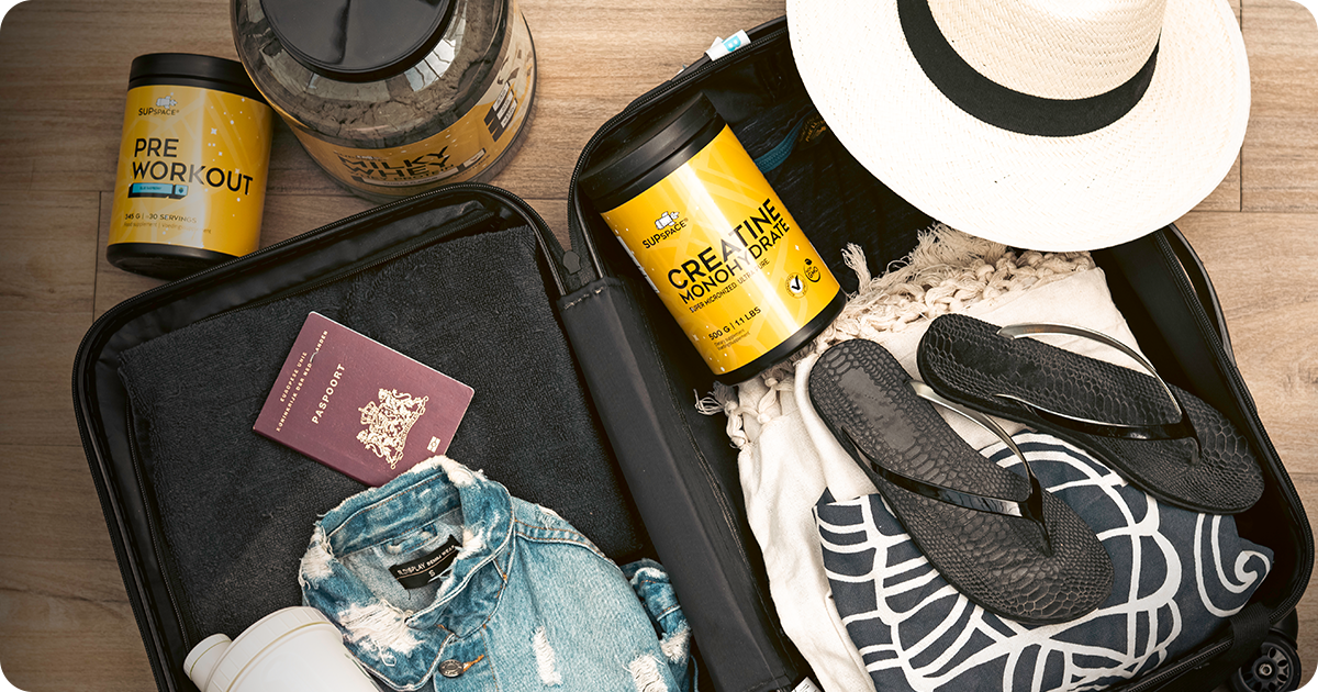 Peut-on emporter de la créatine dans l’avion ?