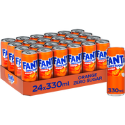 Fanta Orange Zero Sugar (24 x 250 ml)