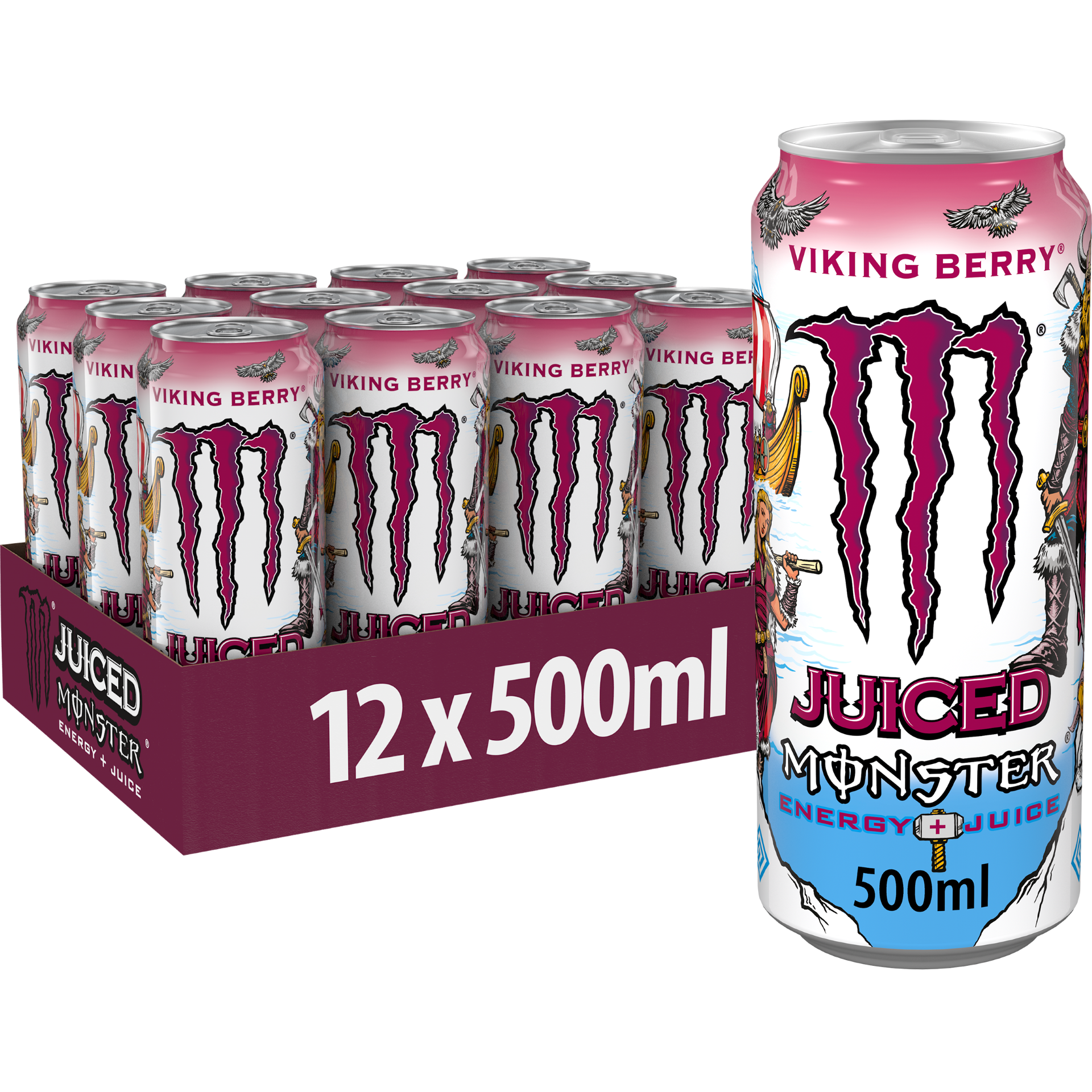 Monster Energy Juiced Viking Berry (12 x 500 ml)