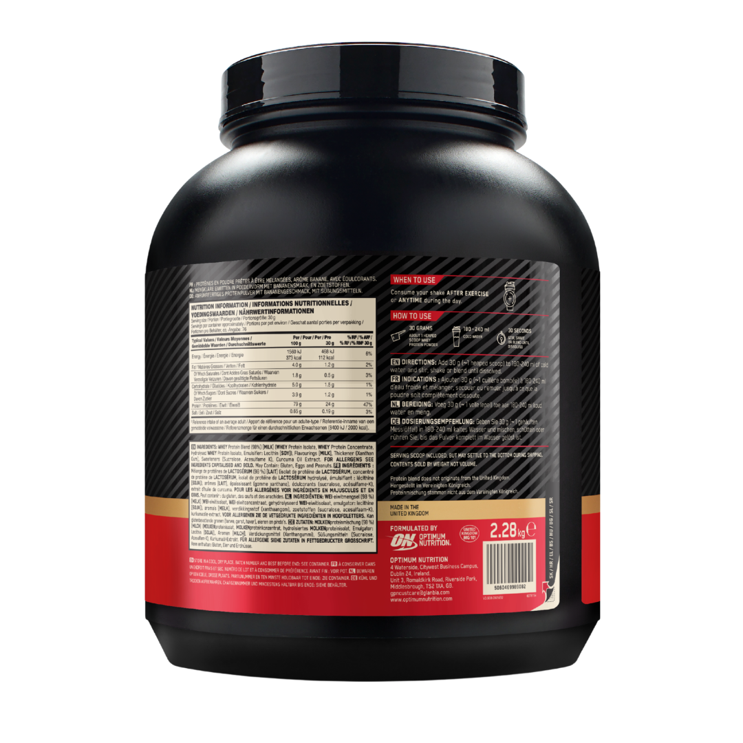 Optimum Nutrition Gold Standard 100% Whey Banana Cream (2000 g)