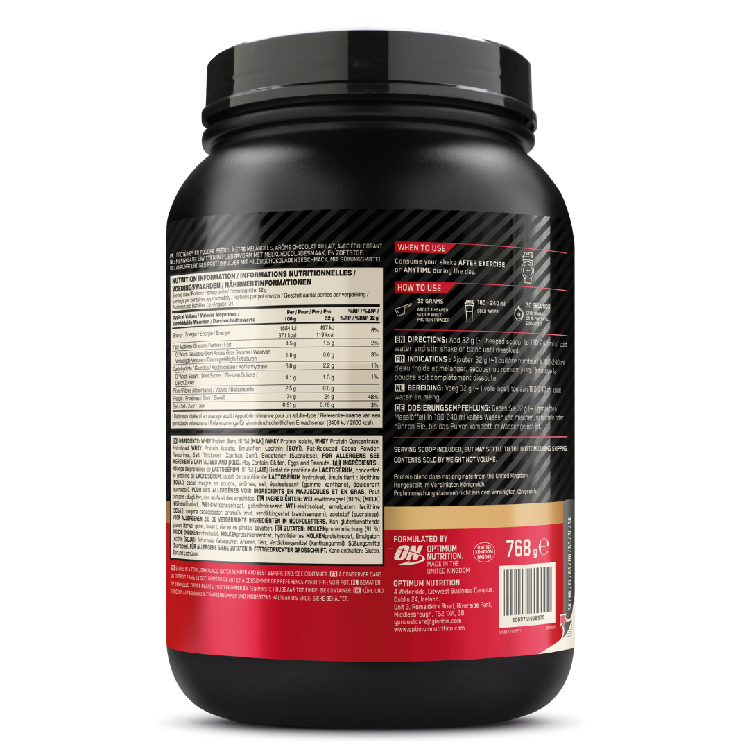 Optimum Nutrition Gold Standard 100% Whey Extreme Milk Chocolate (780 g)