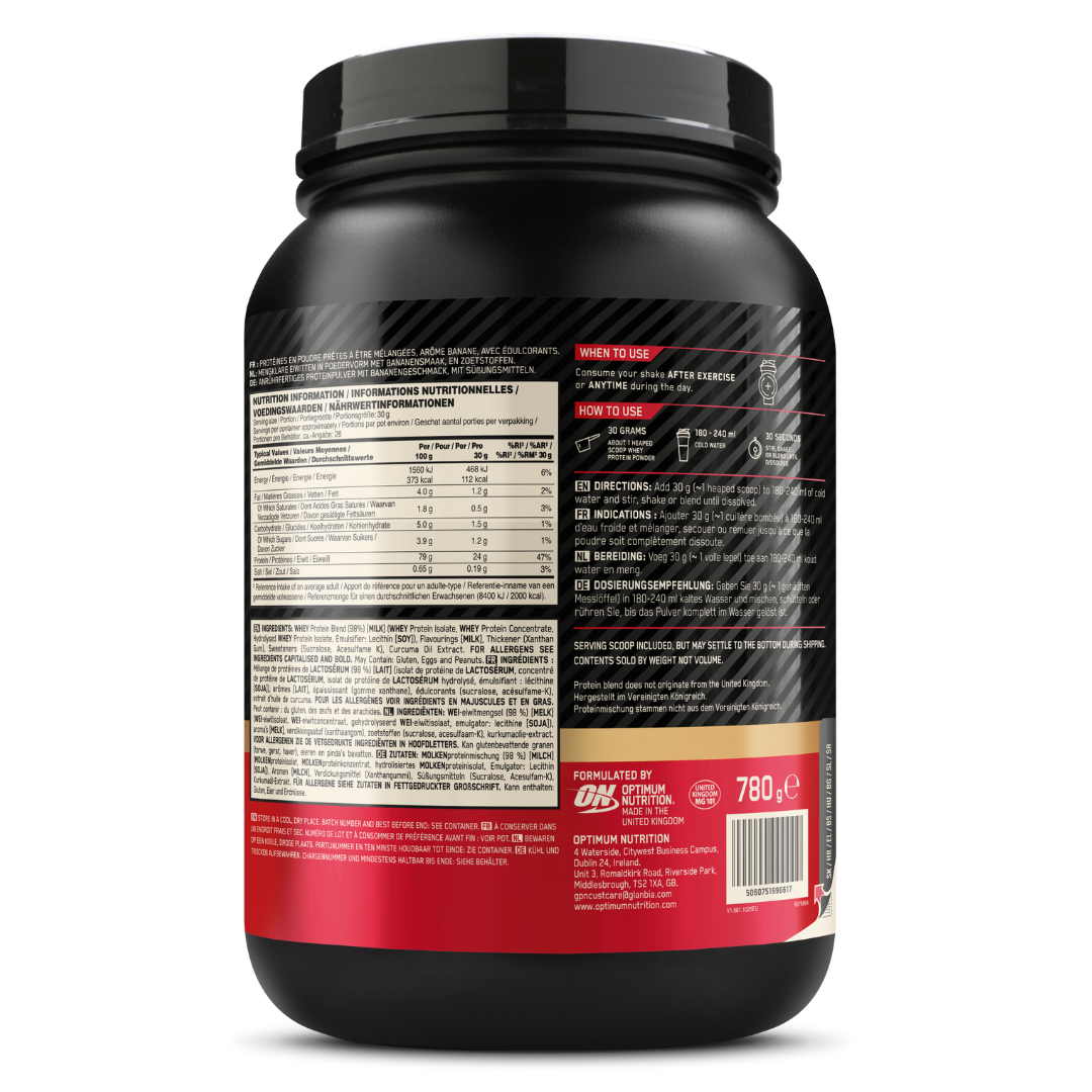 Optimum Nutrition Gold Standard 100% Whey Banana Cream (780 g)
