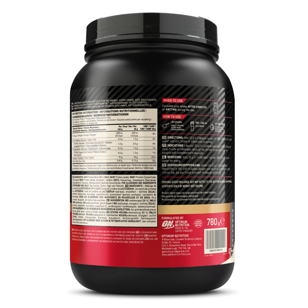 Optimum Nutrition Gold Standard 100% Whey Delicious Strawberry (780 g)
