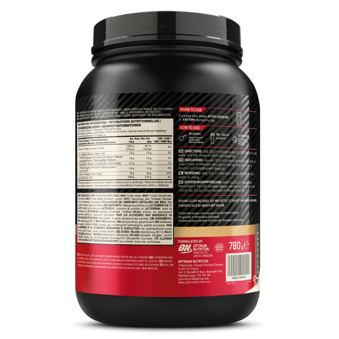 Optimum Nutrition Gold Standard 100% Whey French Vanilla Creme (780 g)