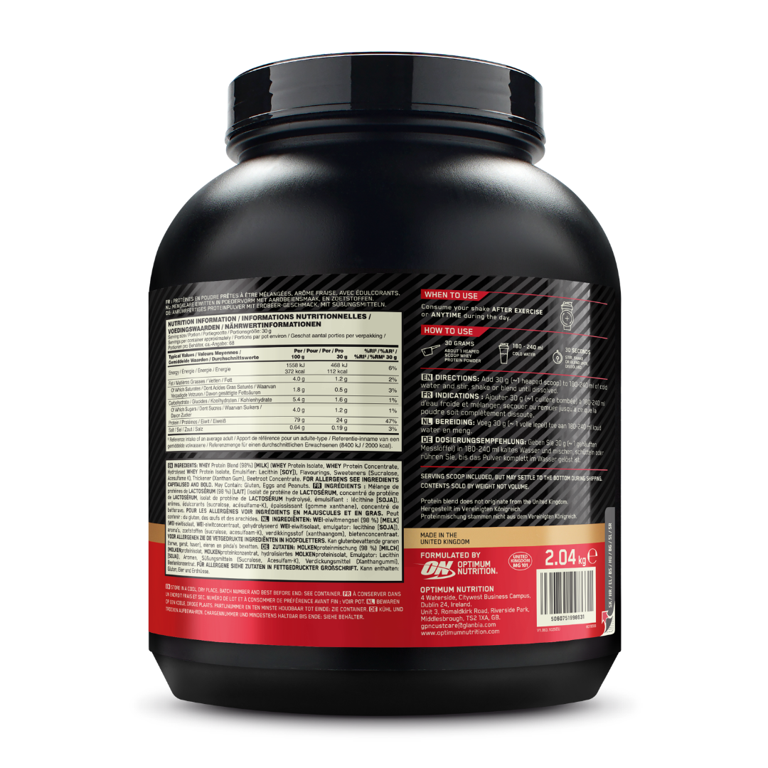 Optimum Nutrition Gold Standard 100% Whey Delicious Strawberry (2000 g)