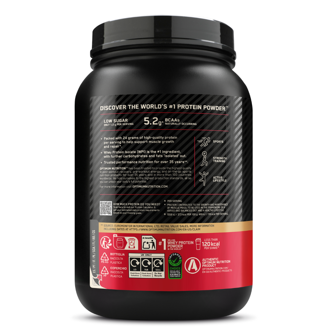Optimum Nutrition Gold Standard 100% Whey Cookies & Cream (780 g)