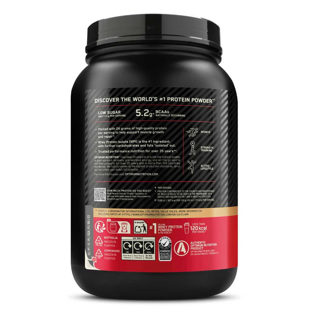 Optimum Nutrition Gold Standard 100% Whey Chocolate Hazelnut (780 g)