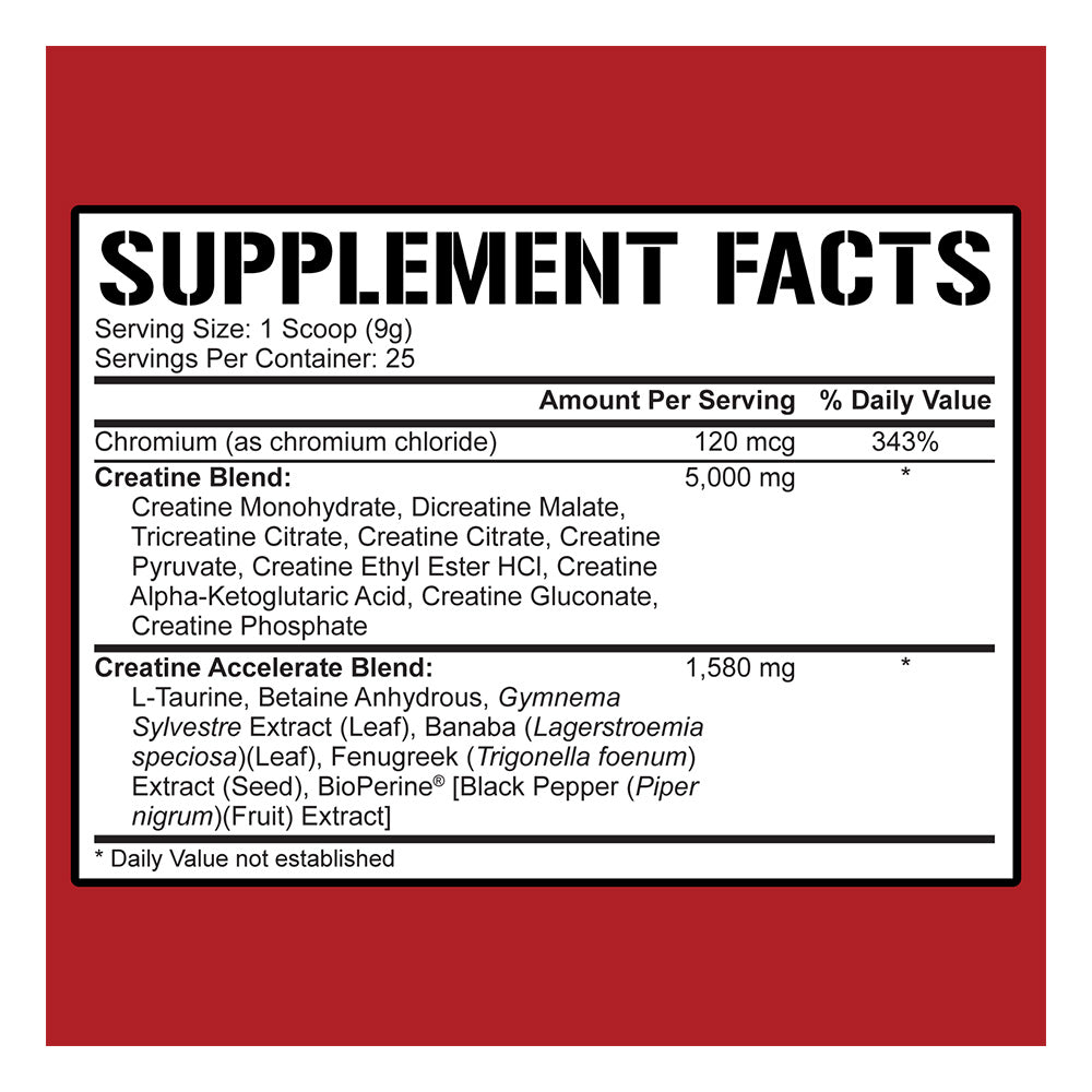 5% Nutrition Crea-TEN Framboise bleue (225 g)