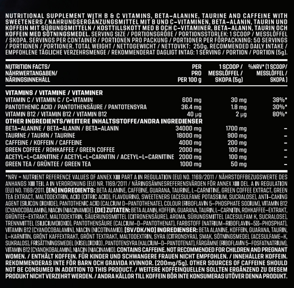 AK47 Labs Hardstyle Pre-workout Euphoric Raspberry Lemonade (250 g)