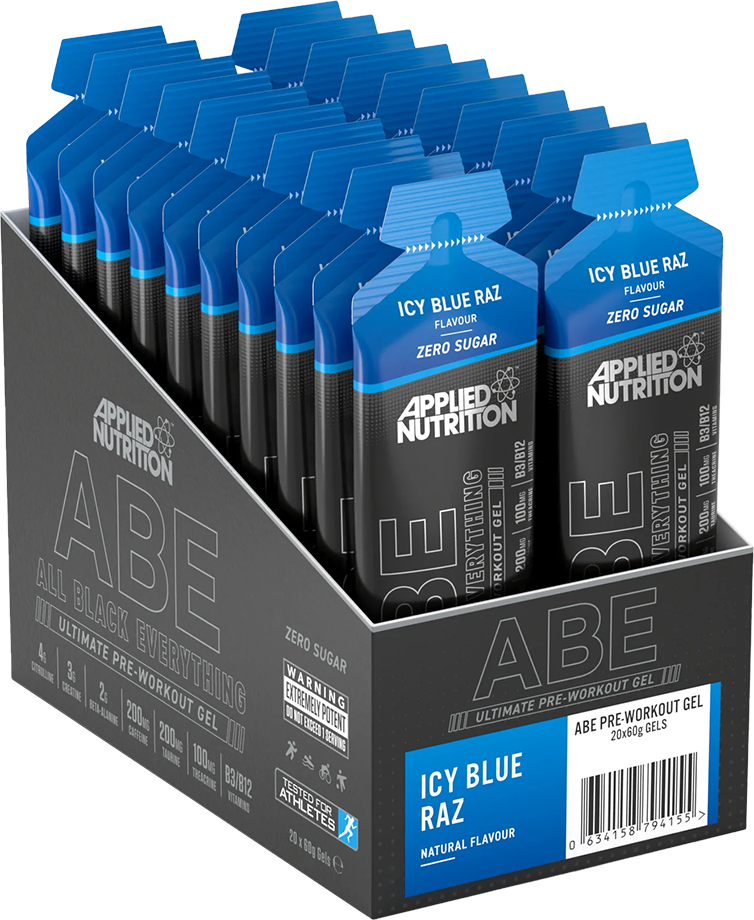 ABE Ultimate Pre-Workout Gel Icy Blue Raz (20 x 60 ml)