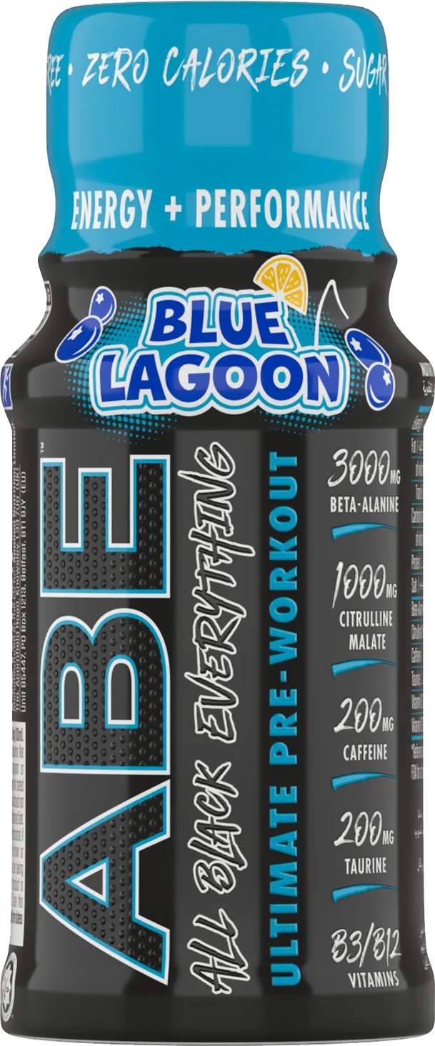 ABE Ultimate Pre-Workout Shot Blue Lagoon (12 x 60 ml)