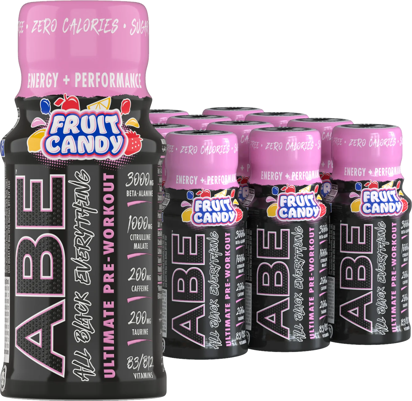 Applied Nutrition ABE Ultimate Pre-Workout Shot Fruit Candy (12 x 60 ml)