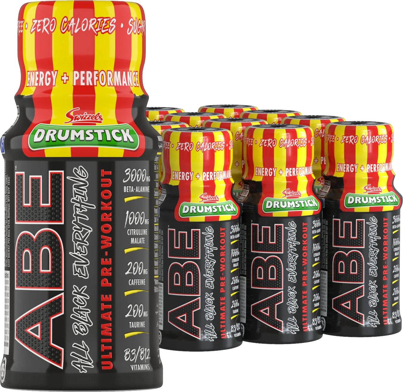 Applied Nutrition ABE Ultimate Pre-Workout Shot Swizzles Drumstick (12 x 60 ml)