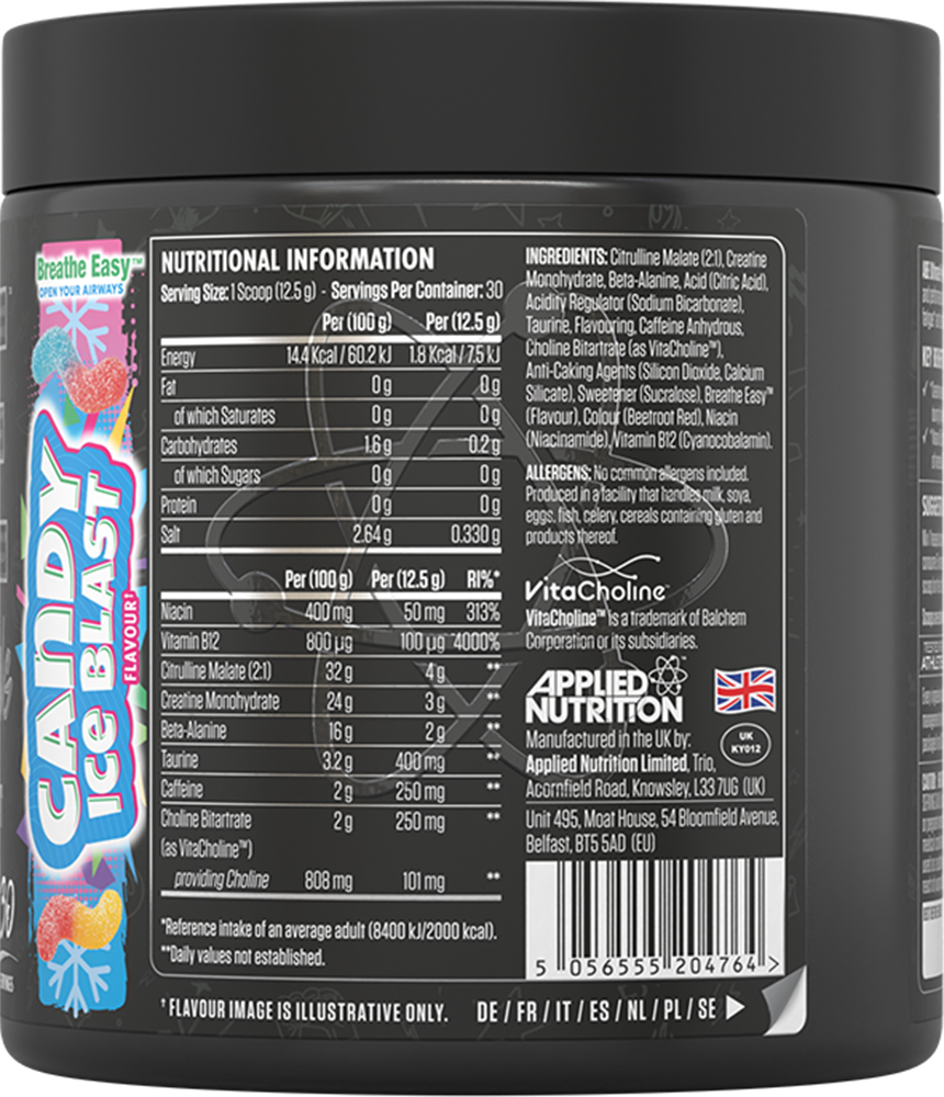 Applied Nutrition ABE Ultimate Pre-Workout Candy Ice Blast (375 g)