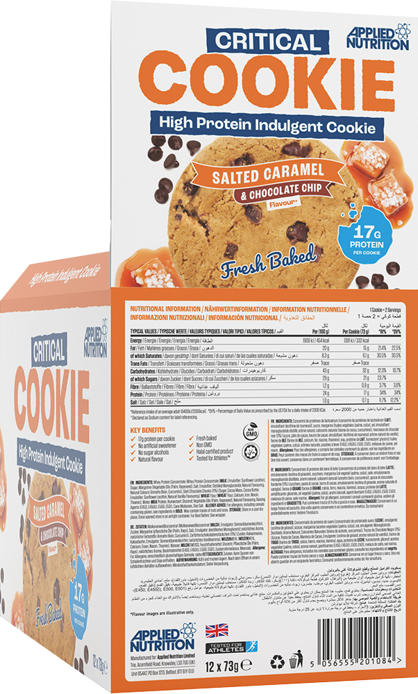 Applied Nutrition Critical Cookie Salted Caramel (12 x 73 g)