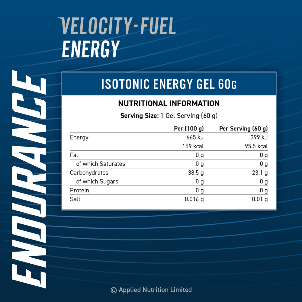 Applied Nutrition Endurance Isotonic Energy Gel Energy Cassis (20 x 60 ml)