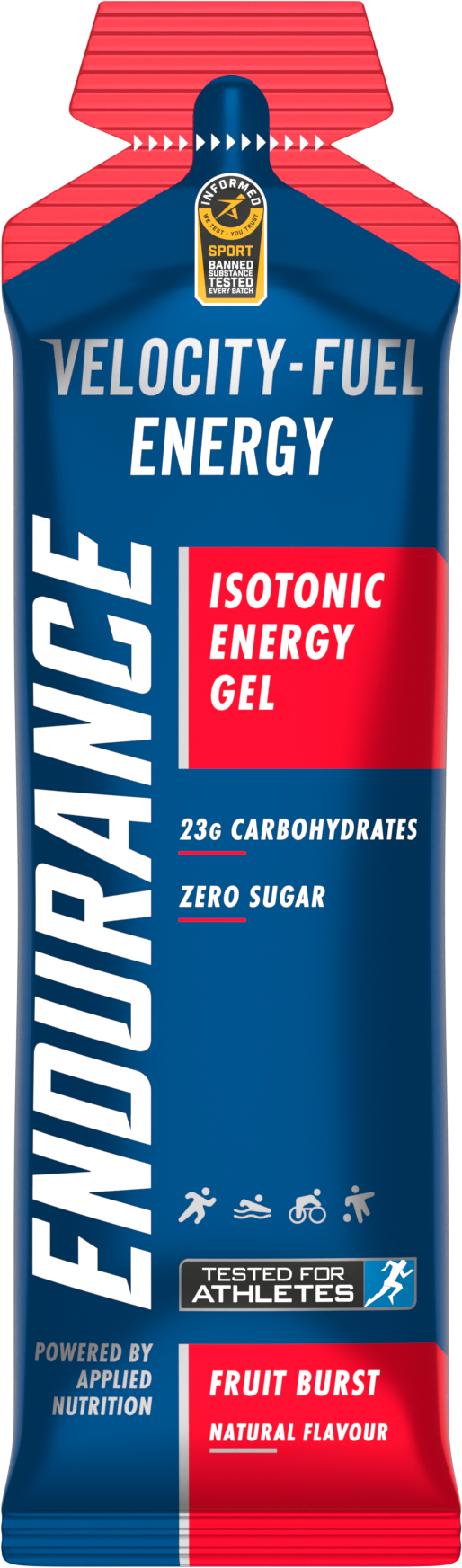 Applied Nutrition Endurance Isotonic Energy Gel Energy Fruit Burst (20 x 60 ml)