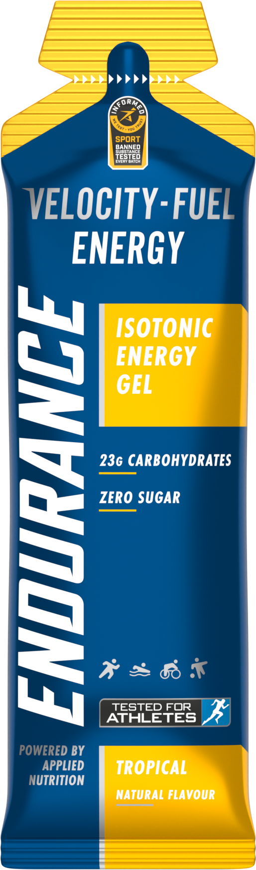 Applied Nutrition Endurance Isotonic Energy Gel Energy Tropical (20 x 60 ml)