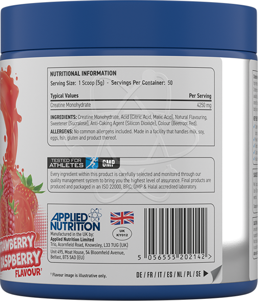 Applied Nutrition Flavoured Creatine Fraise & Framboise (250 g)