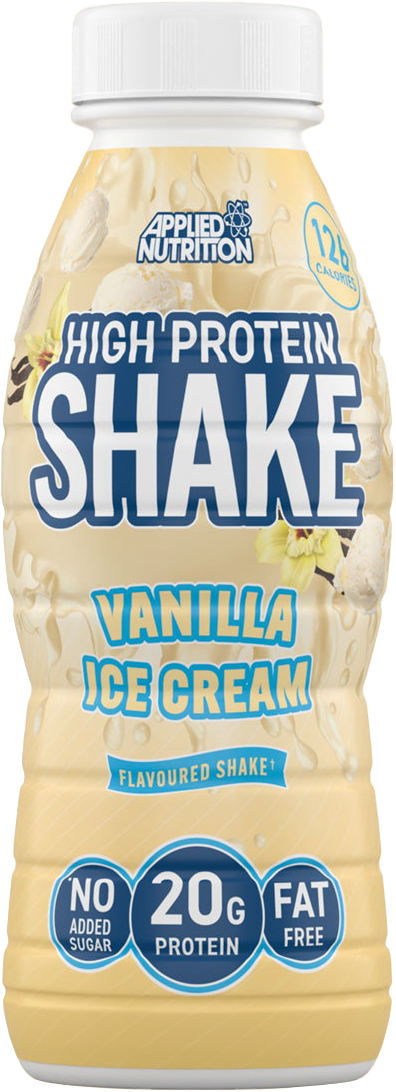 Applied Nutrition High Protein Shake Crème glacée à la vanille (8 x 330 ml)