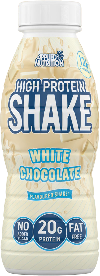 Applied Nutrition High Protein Shake Chocolat blanc (8 x 330 ml)