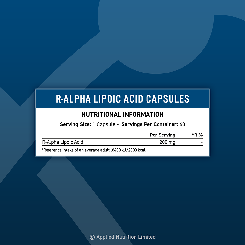 Applied Nutrition R-ALA (60 gélules)