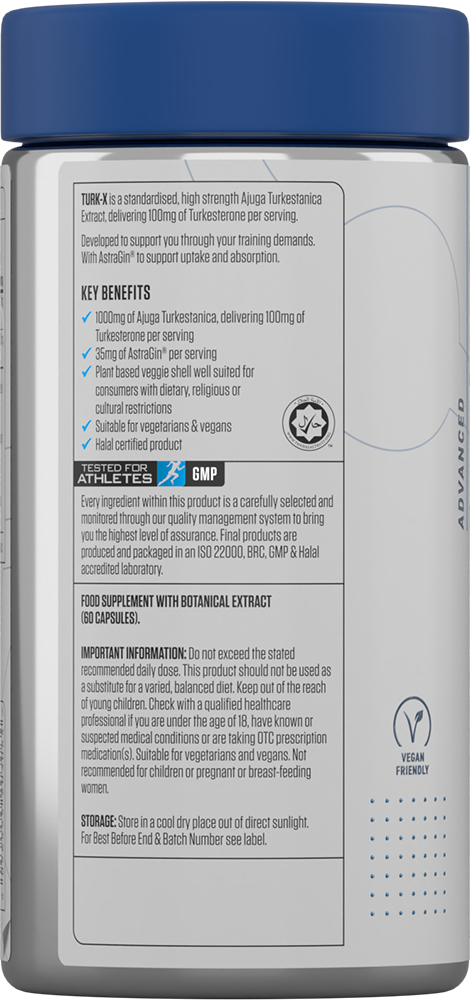 Applied Nutrition TURK-X (60 gélules)
