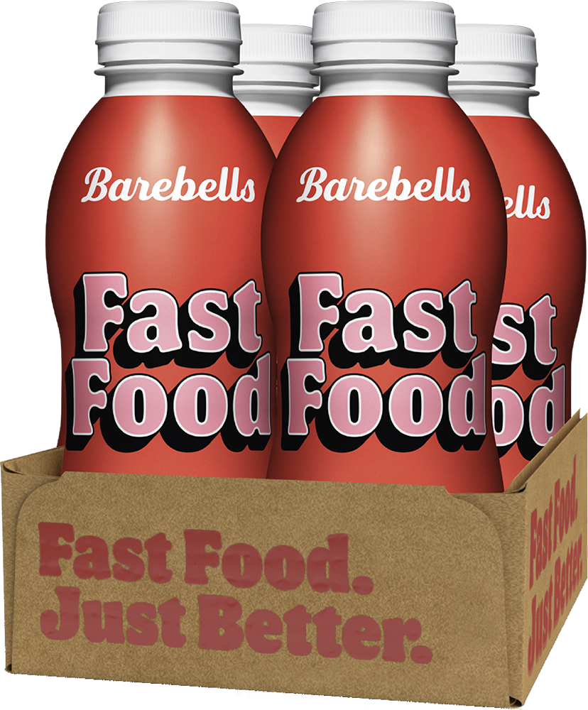 Barebells Fast Food Fraise (4 x 500 ml)