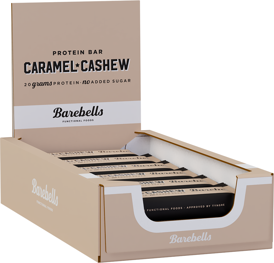 Barebells Protein Bar Caramel Noix de cajou (12 x 55 g)