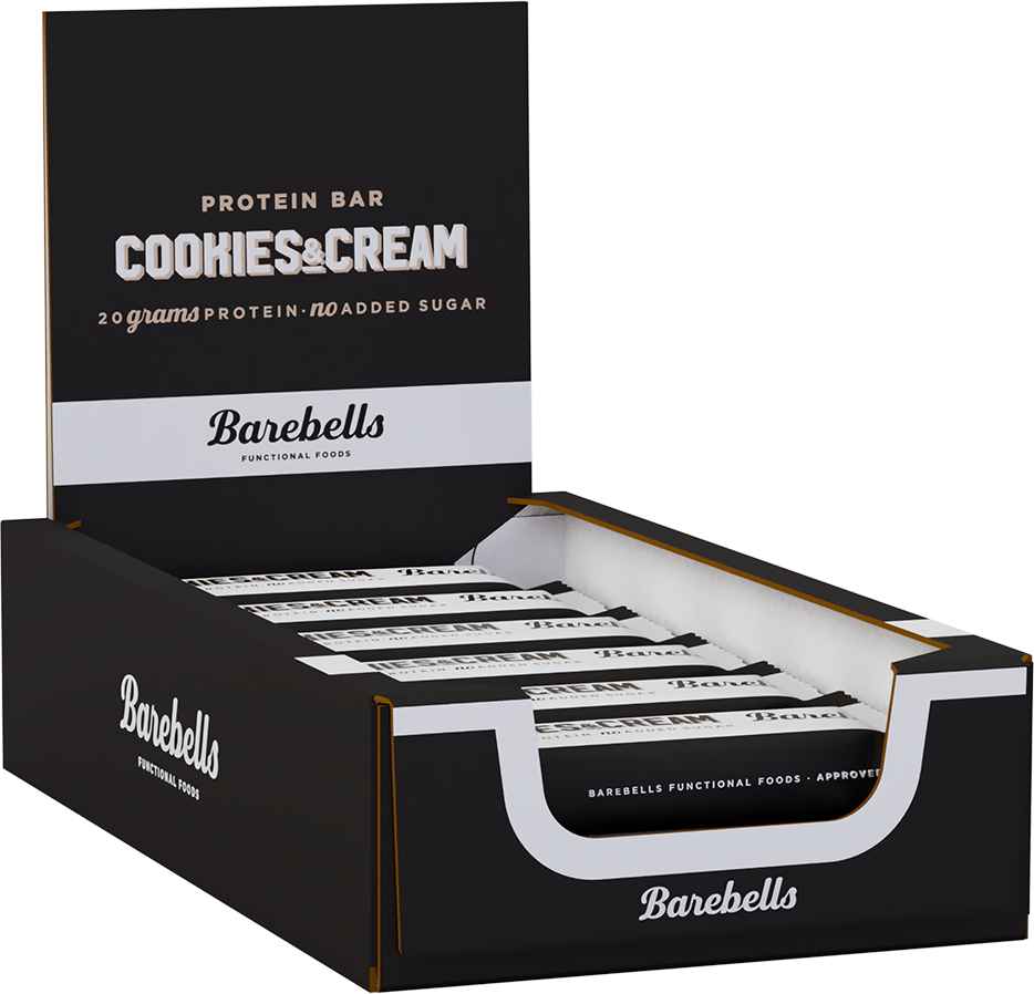 Barebells Protein Bar Cookies & Cream (12 x 55 g)