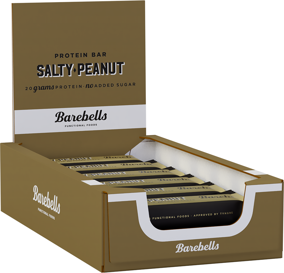 Barebells Protein Bar Cacahuètes salées (12 x 55 g)