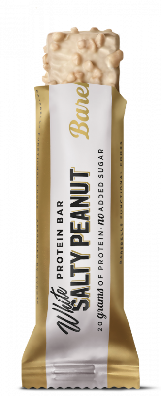 Barebells Protein Bar Chocolat blanc Cacahuètes salées (12 x 55 g)