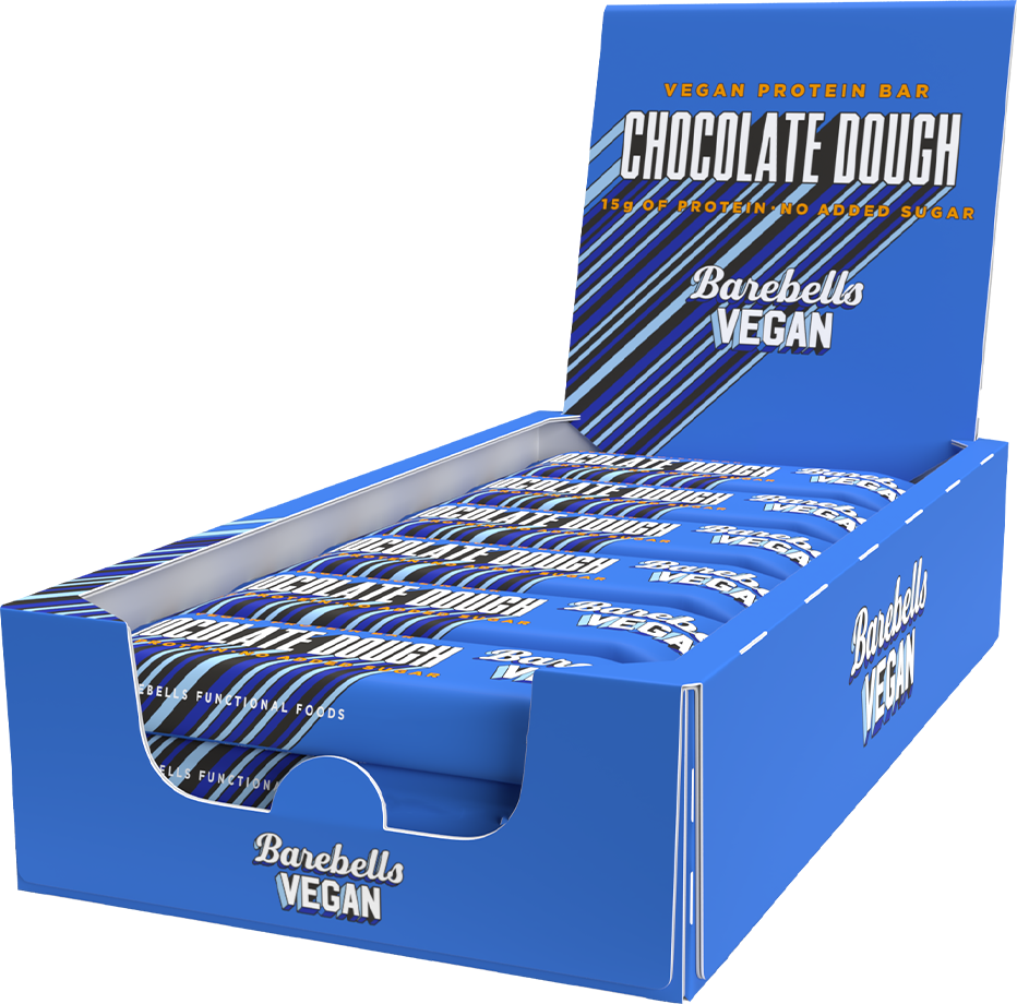 Barebells Vegan Protein Bar Chocolate Dough (12 x 55 g)