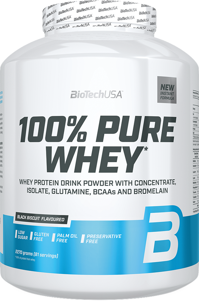 BioTechUSA 100% Pure Whey Black Biscuit (2270 g)