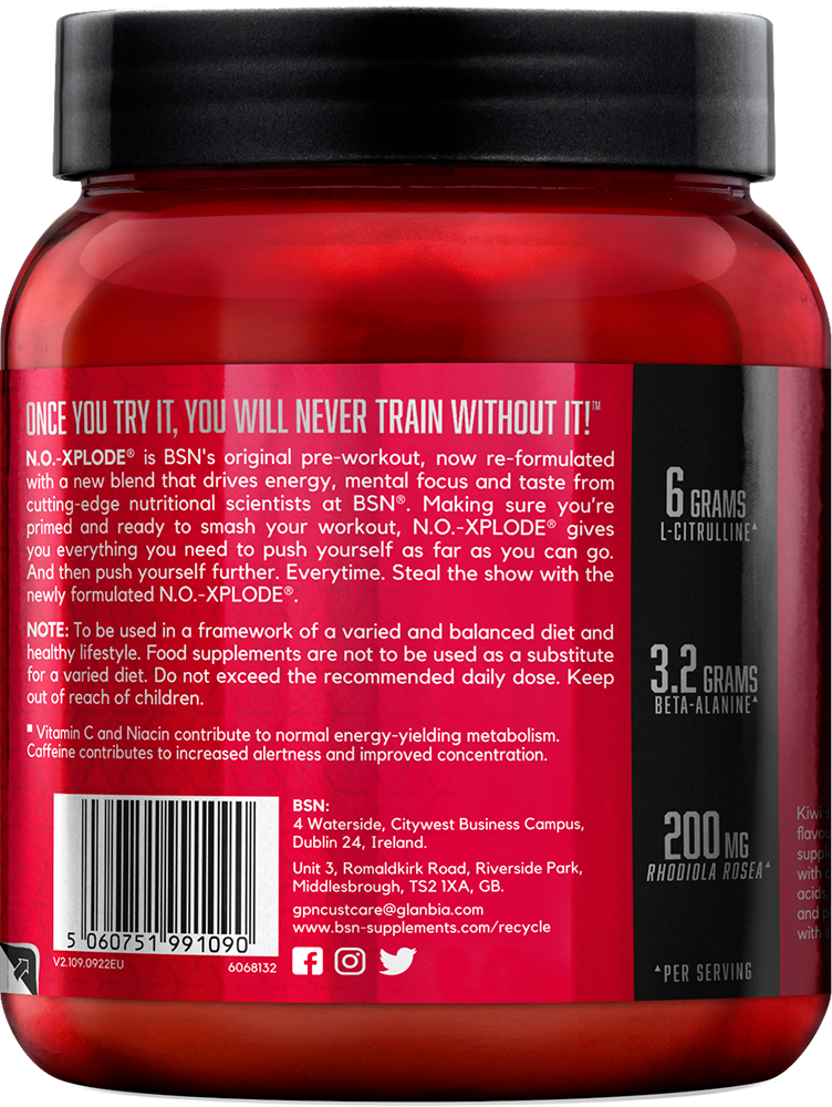 BSN NO-Xplode Green Burst (390 g)