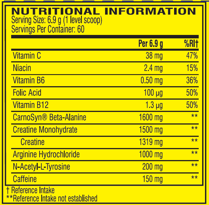 C4 Original Pre-workout Frozen Bombsicle (390 g)