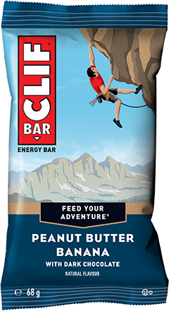 Clif Bar Beurre de cacahuètes Banane (12 x 68 g)