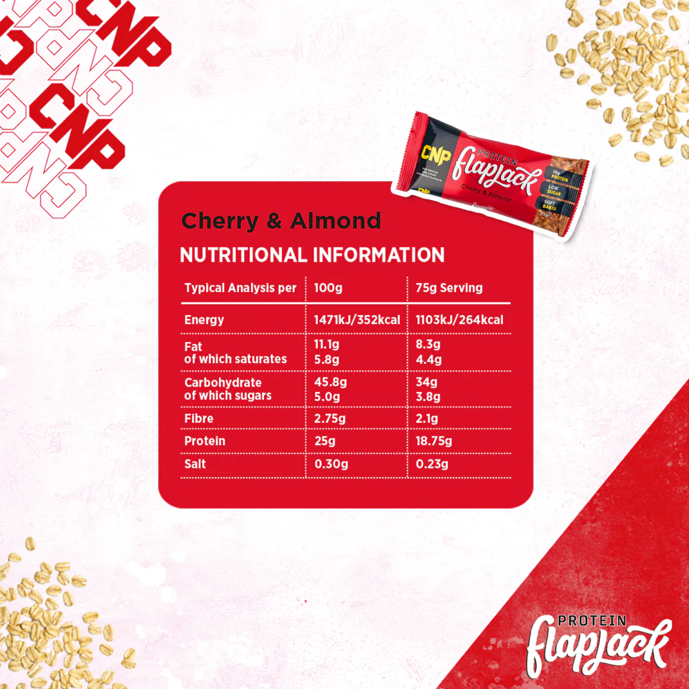 CNP Protein Flapjack Cerise Amande (12 x 75 g)