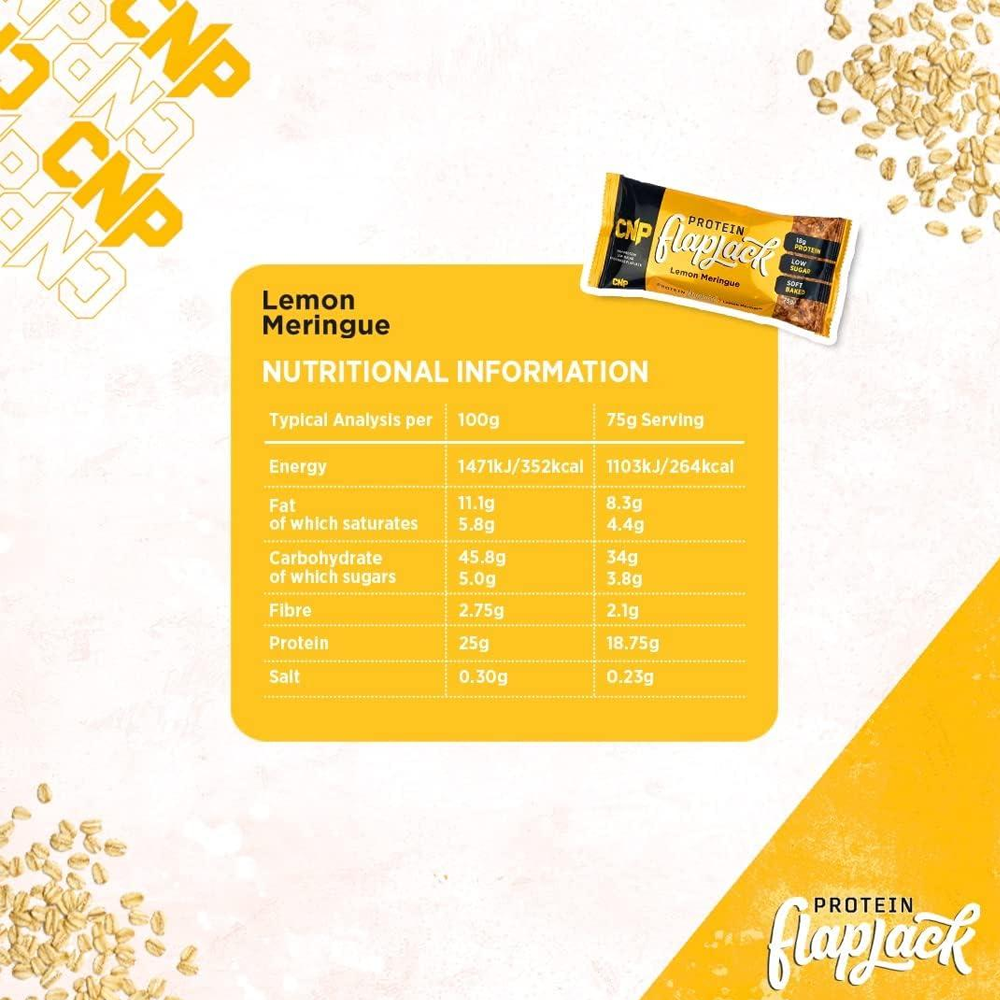 CNP Protein Flapjack Meringue au citron (12 x 75 g)