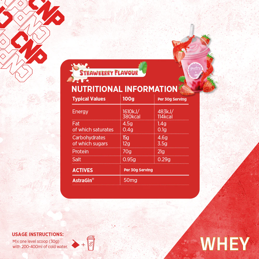 CNP Whey Fraise (2000 g)