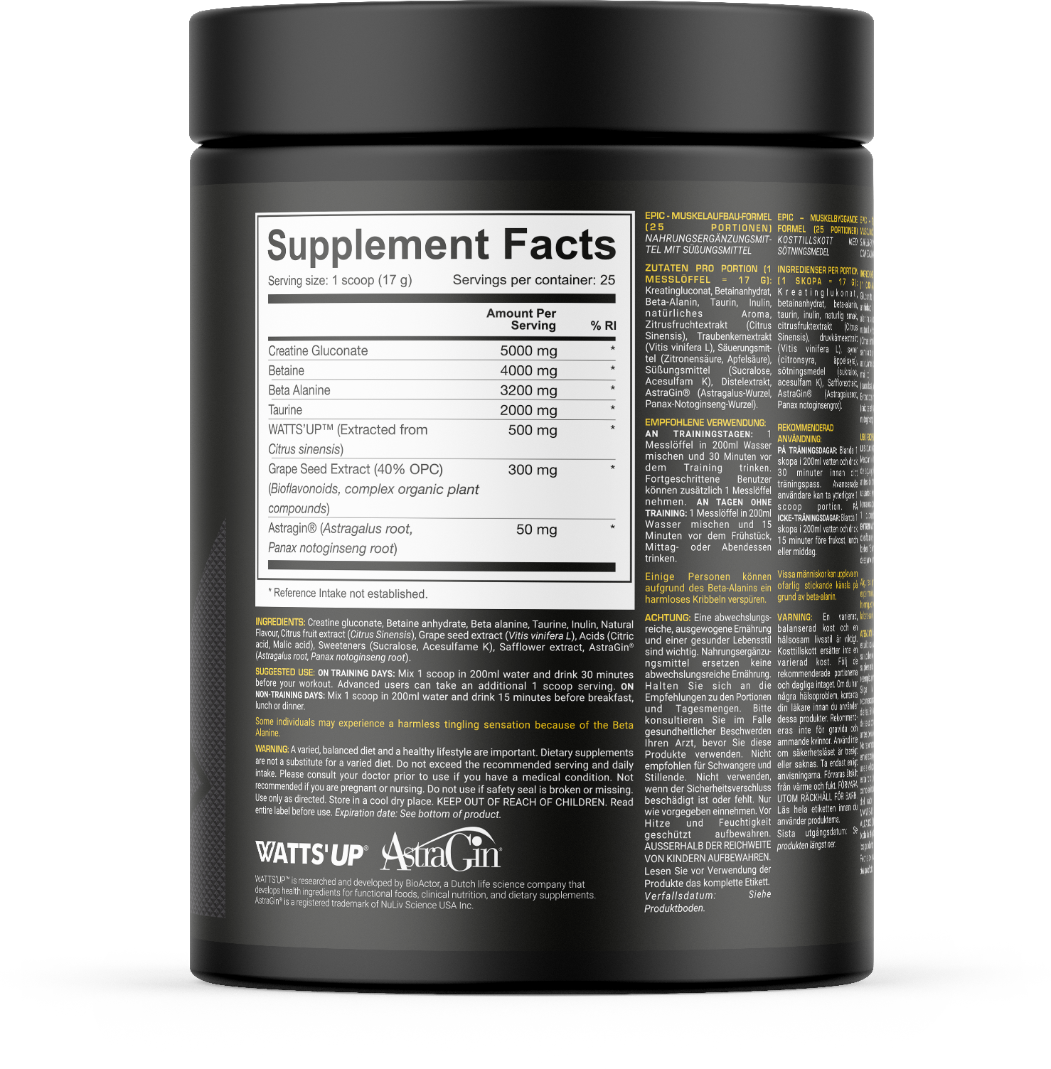 Dedicated Nutrition EPIC Orange (425 g)