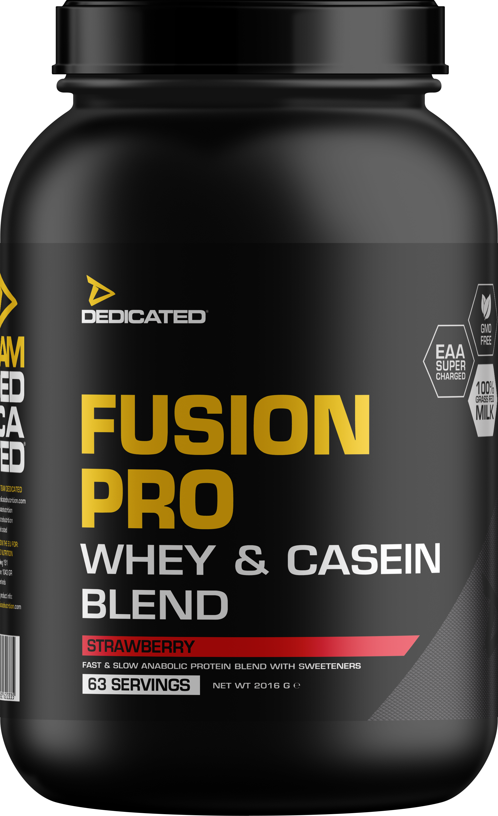 Dedicated Nutrition Fusion Pro Fraise (2016 g)