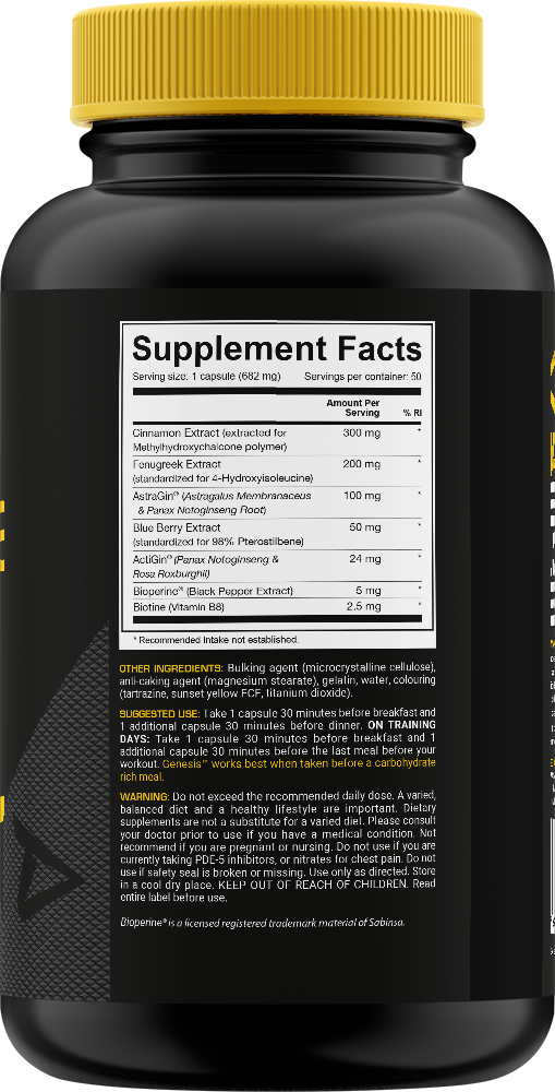 Dedicated Nutrition Genesis (50 gélules)