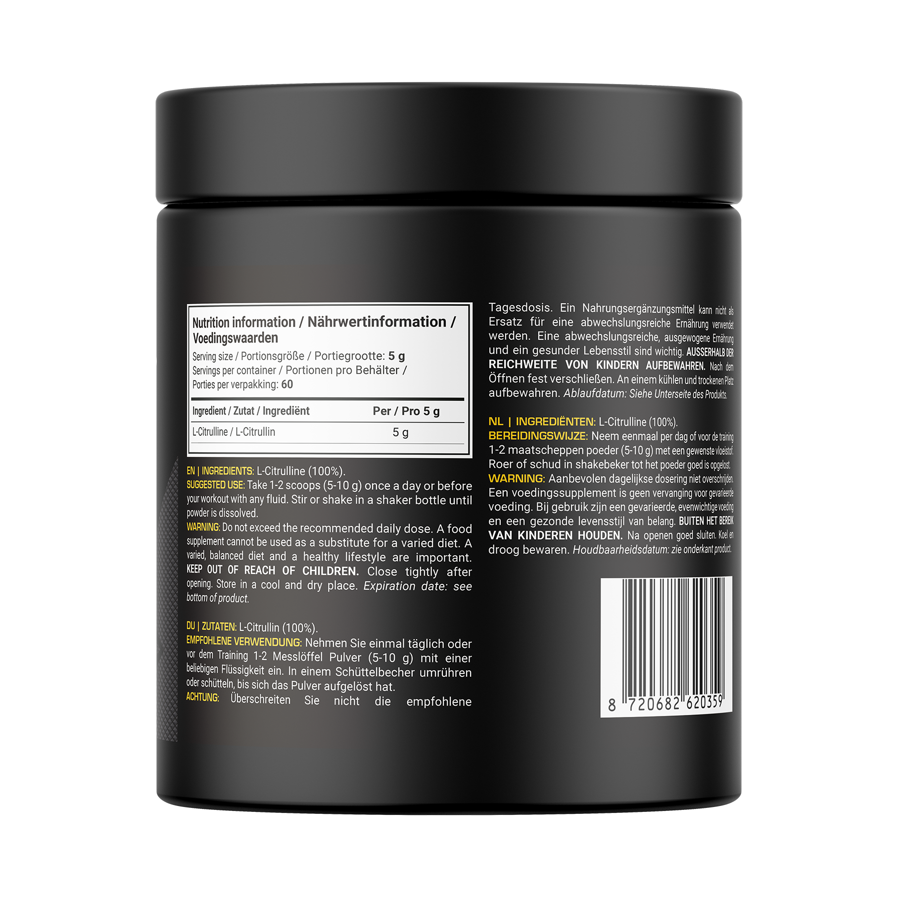 Dedicated Nutrition L-Citrulline (300 g)