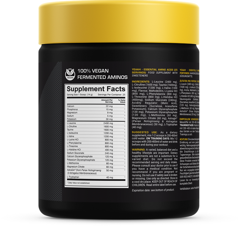 Dedicated Nutrition YEAAH Amino Grape Bubblegum (350 g)