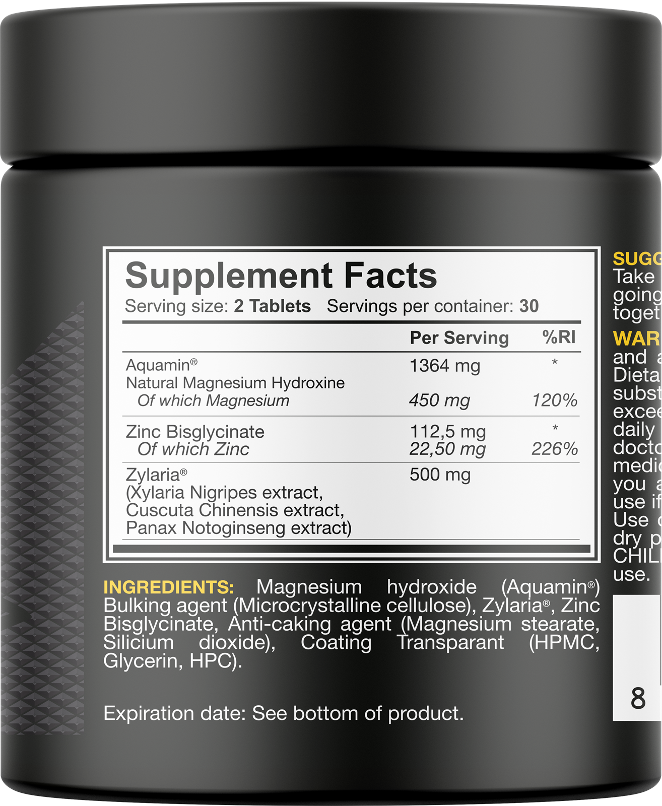 Dedicated Nutrition ZM-z (60 comprimés)