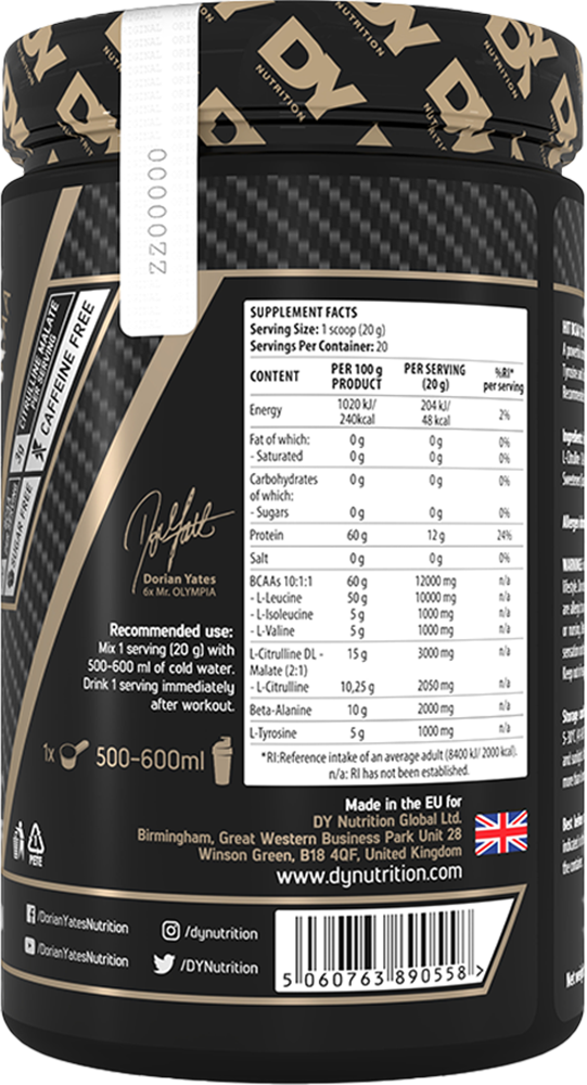 DY Nutrition Hit EAA (360 g)