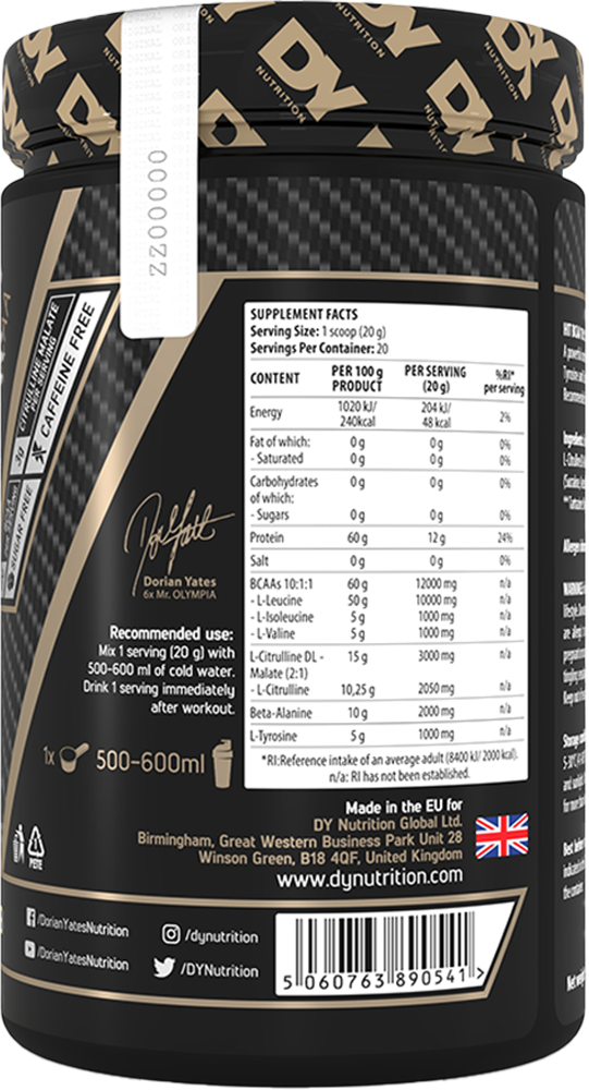 DY Nutrition Hit EAA (360 g)