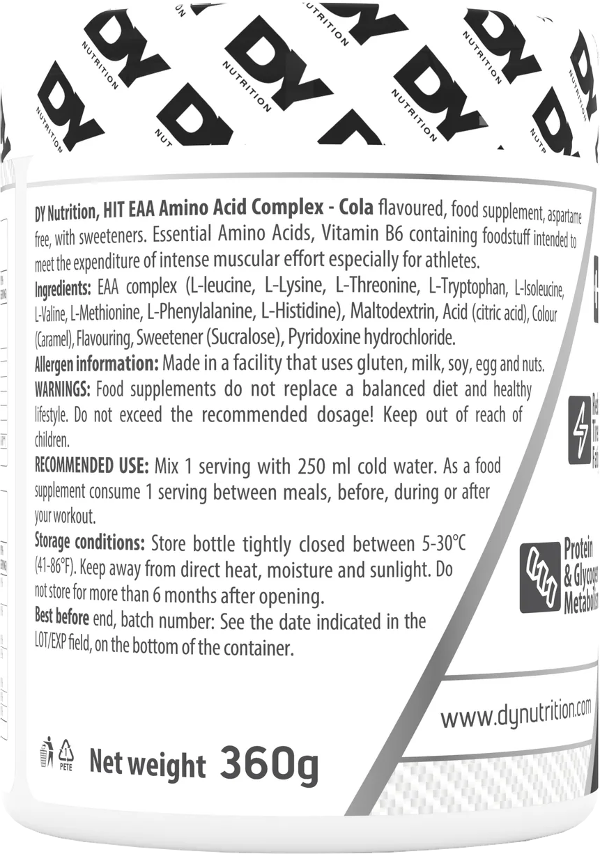 DY Nutrition Hit EAA Orange sanguine (360 g)