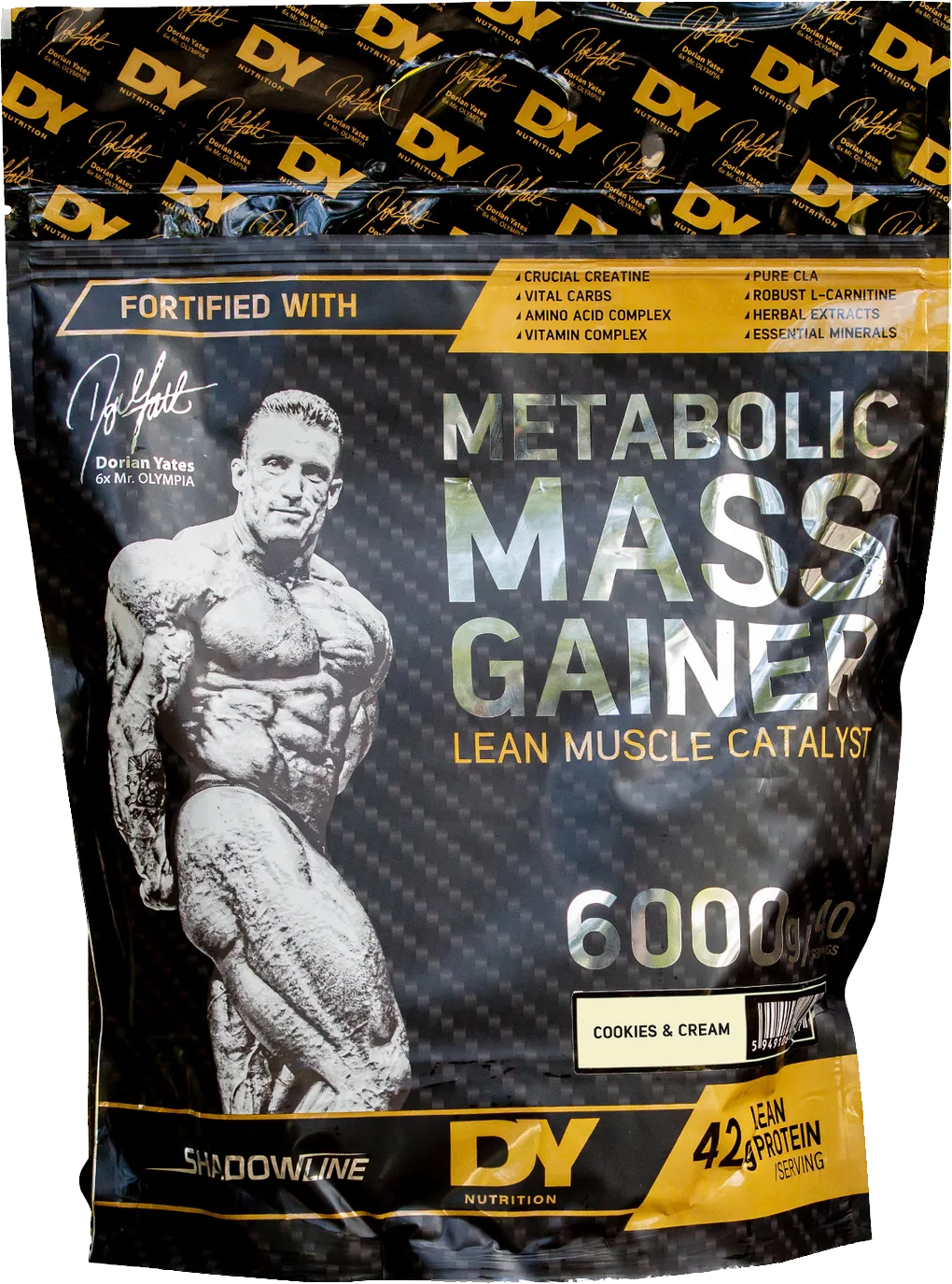 DY Nutrition Metabolic Mass Gainer Cookies & Cream (6000 g)